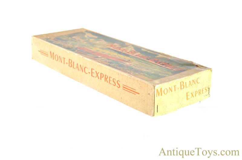 Noel Dufourt Tin Lithographed Windup “Mont-Blanc Express” in Box French Toy <FONT COLOR="ff000 ">*SOLD*</font> - Image 13