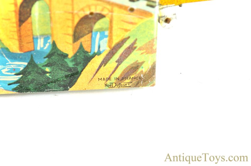 Noel Dufourt Tin Lithographed Windup “Mont-Blanc Express” in Box French Toy <FONT COLOR="ff000 ">*SOLD*</font> - Image 6