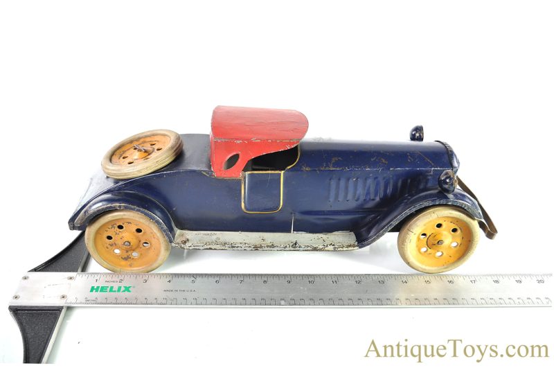 Schieble Toys ca. 1920's Large Tin Friction Coupe <FONT COLOR="ff000 ">*SOLD*</font> - Image 8
