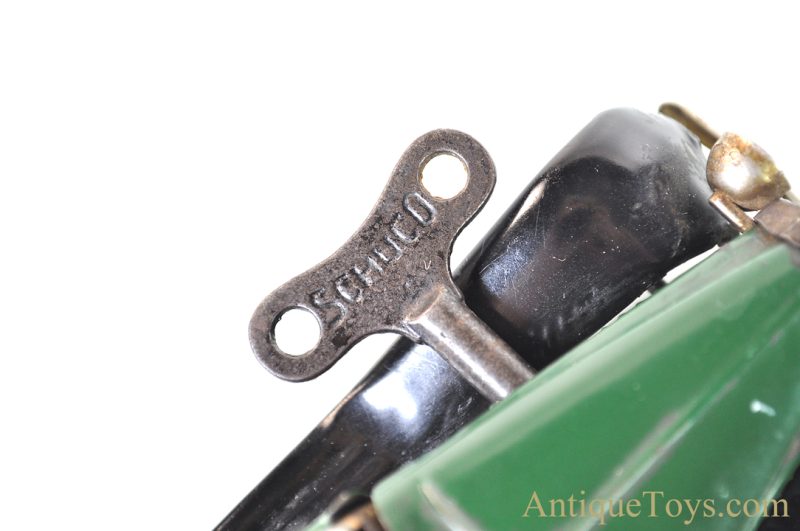 Triang Minic Toys ca. 1937 Tin Lithographed Windup Green Towncar Vauxhall English Toy <FONT COLOR="ff000 ">*SOLD*</font> - Image 6