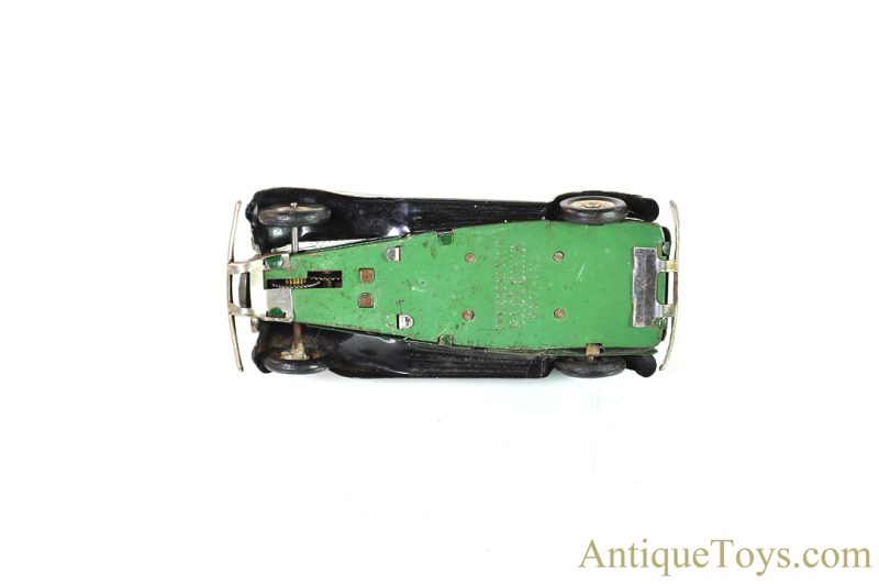 Triang Minic Toys ca. 1937 Tin Lithographed Windup Green Towncar Vauxhall English Toy <FONT COLOR="ff000 ">*SOLD*</font> - Image 3