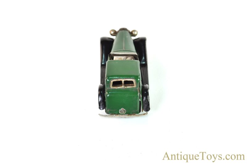 Triang Minic Toys ca. 1937 Tin Lithographed Windup Green Towncar Vauxhall English Toy <FONT COLOR="ff000 ">*SOLD*</font> - Image 5