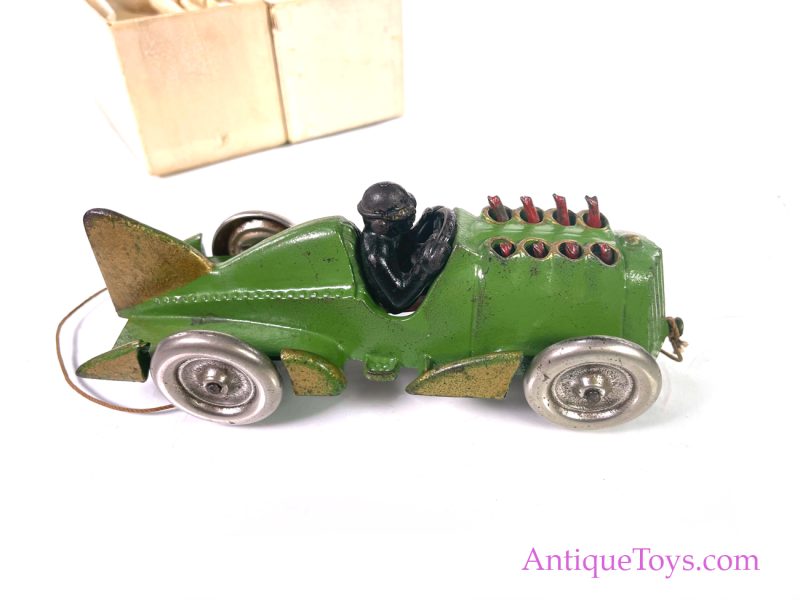 Hubley Mint in Box Race Car with Pull String No. 673 <FONT COLOR="ff000 ">*SOLD*</font> - Image 4