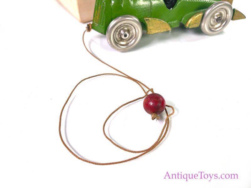 Hubley Mint in Box Race Car with Pull String No. 673 <FONT COLOR="ff000 ">*SOLD*</font> - Image 5