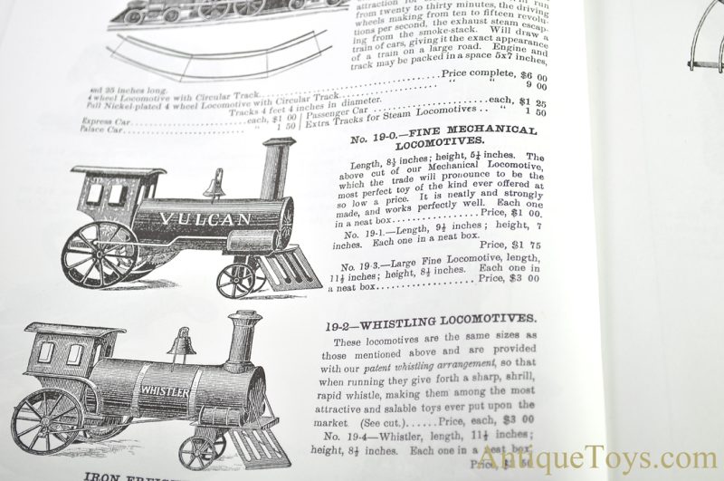 Ives Tin Clockwork "Vulcan" Locomotive Floor Train <FONT COLOR="ff000 ">*SOLD*</font> - Image 14