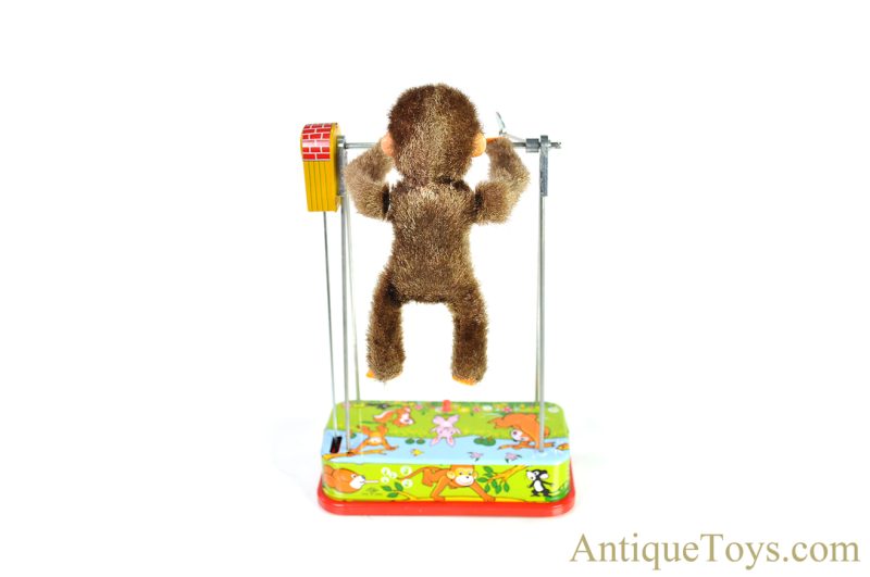 Nomura (TN) Tin Lithographed Battery Operated “Loop the Loop Monkey” Japanese Toy with Box <FONT COLOR="ff000 ">*SOLD*</font> - Image 3