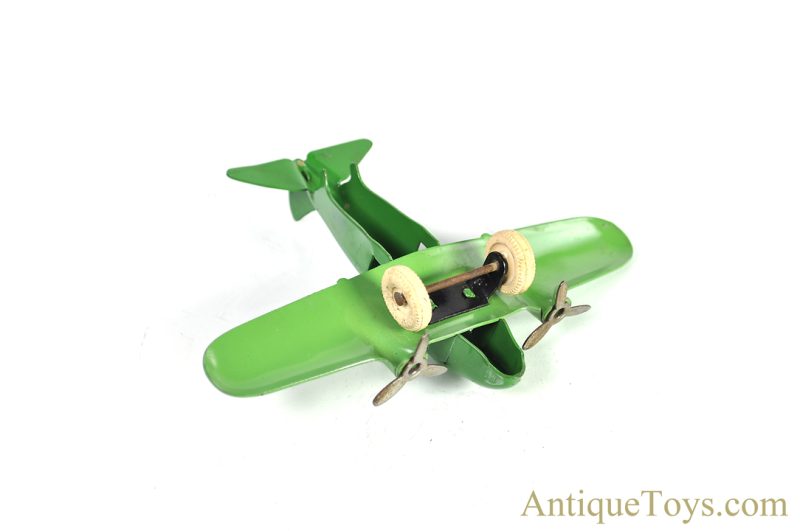 Wyandotte Toys All Metal Products Company Pressed Steel Airplane Green <FONT COLOR="ff000 ">*SOLD*</font> - Image 8