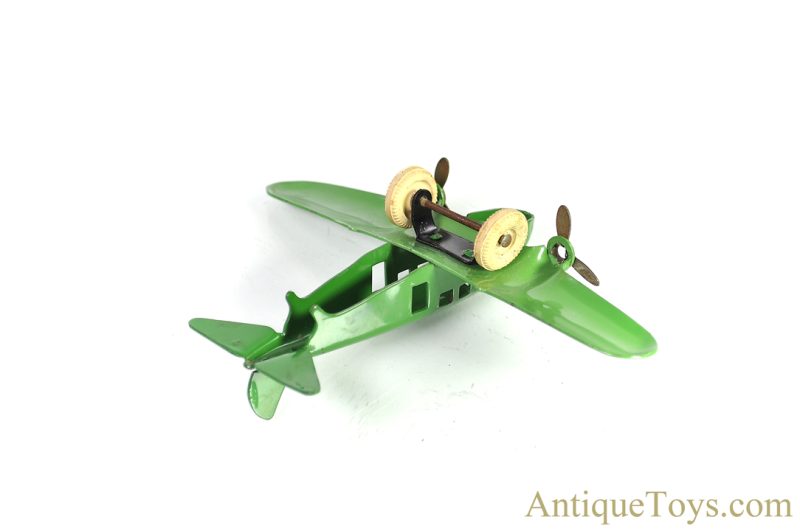 Wyandotte Toys All Metal Products Company Pressed Steel Airplane Green <FONT COLOR="ff000 ">*SOLD*</font> - Image 10
