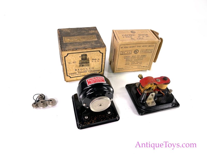 Knapp Reducer and Antique Electric Motor Toys <FONT COLOR="ff000 ">*SOLD*</font>