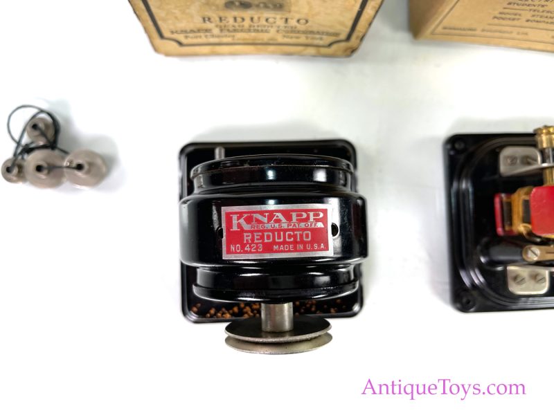 Knapp Reducer and Antique Electric Motor Toys <FONT COLOR="ff000 ">*SOLD*</font> - Image 9