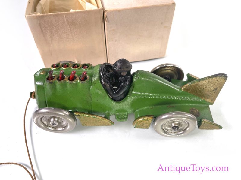 Hubley Mint in Box Race Car with Pull String No. 673 <FONT COLOR="ff000 ">*SOLD*</font> - Image 6
