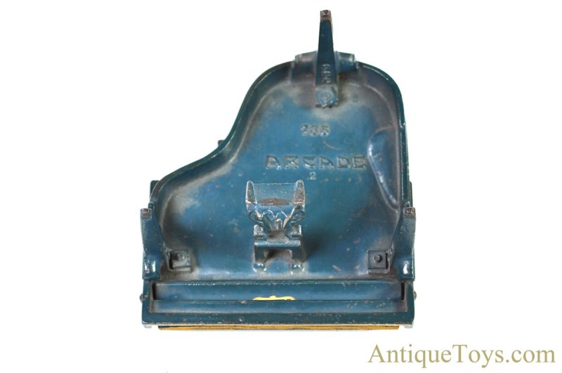 Arcade Cast Iron Blue #735 Cable Grand Piano with Bench <FONT COLOR="ff000 ">*SOLD*</font> - Image 9