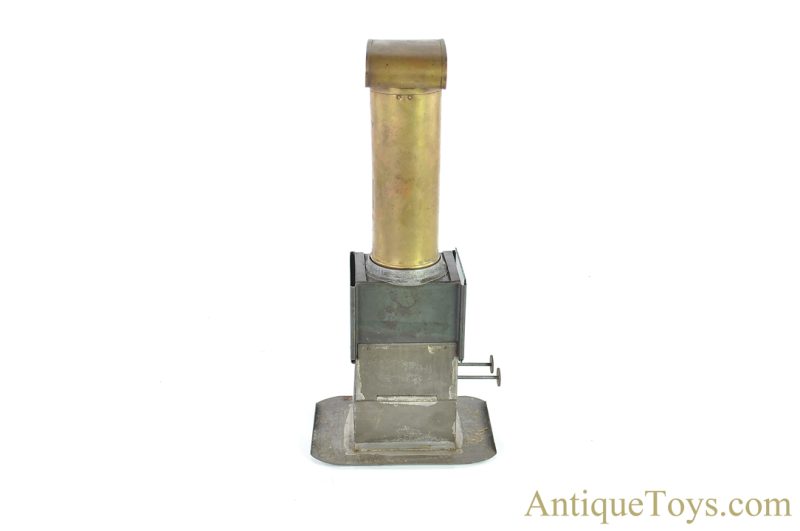 Ernst Plank “Lanterna Magica” No. 402 German Tin Oil Lamp Magic Lantern Projector Wooden Carrying Case, Slides Box & Lighting Accessory for Sale - Image 10