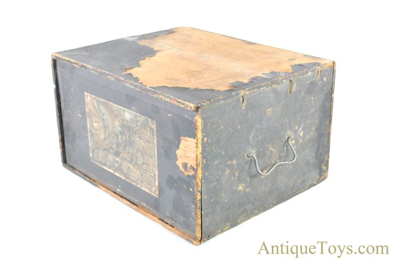 Ernst Plank “Lanterna Magica” No. 402 German Tin Oil Lamp Magic Lantern Projector Wooden Carrying Case, Slides Box & Lighting Accessory for Sale - Image 3