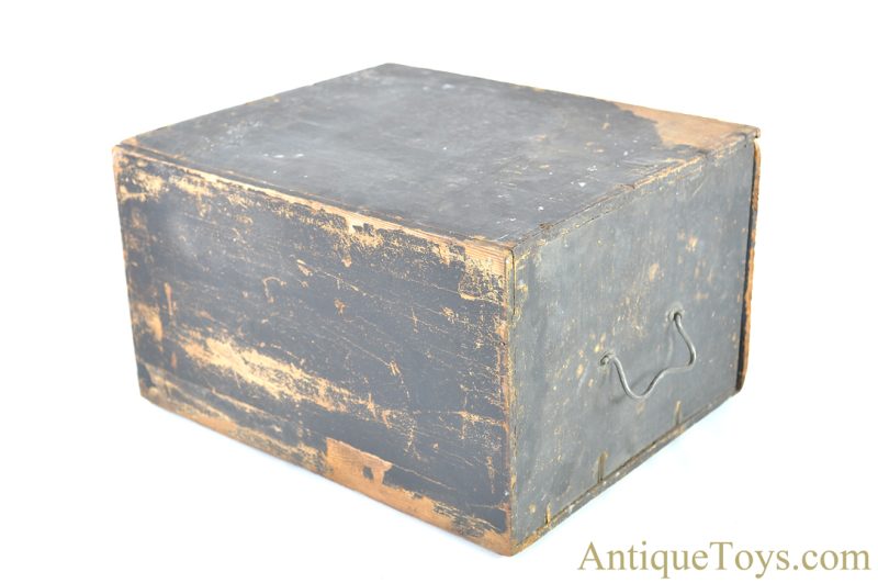 Ernst Plank “Lanterna Magica” No. 402 German Tin Oil Lamp Magic Lantern Projector Wooden Carrying Case, Slides Box & Lighting Accessory for Sale - Image 4