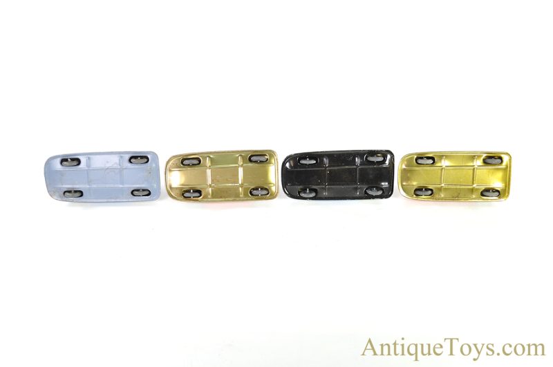 West German Tin Lithographed Set of 4 Vehicles Porsche, VW, Jaguar, & Mercedes <FONT COLOR="ff000 ">*SOLD*</font> - Image 5