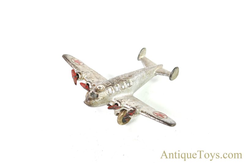 Hubley Cast Iron Four Prop Bomber <FONT COLOR="ff000 ">*SOLD*</font>