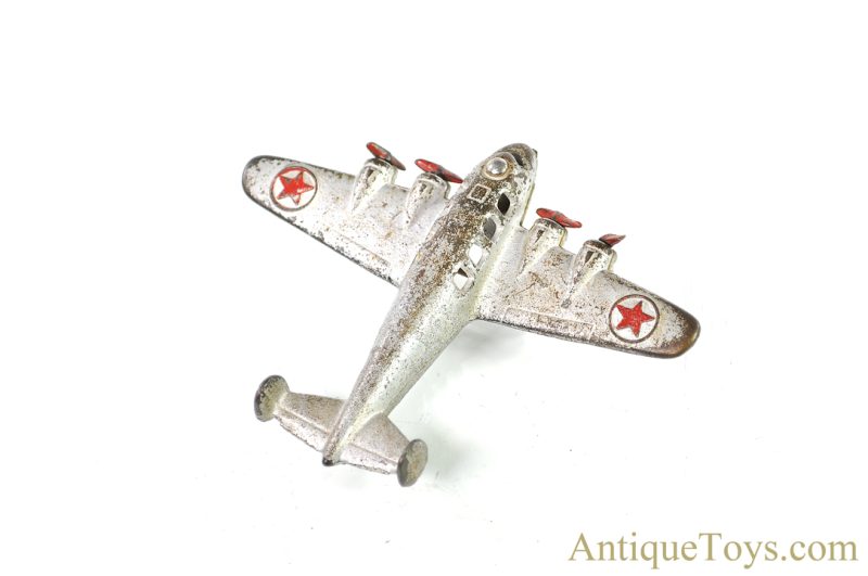 Hubley Cast Iron Four Prop Bomber <FONT COLOR="ff000 ">*SOLD*</font> - Image 9