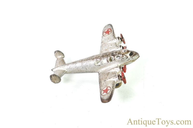 Hubley Cast Iron Four Prop Bomber <FONT COLOR="ff000 ">*SOLD*</font> - Image 2