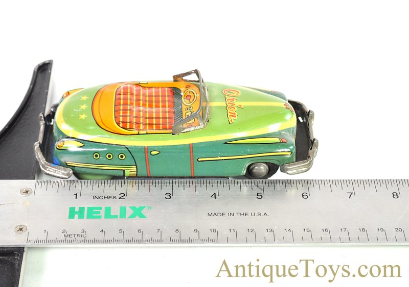 Ichiko Tin Lithographed Friction "Orion" Japanese Toy Convertible Car in Box <FONT COLOR="ff000">*SOLD*</font> - Image 7