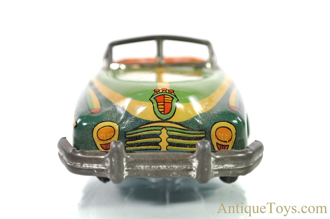 Ichiko Tin Lithographed Friction Orion Japanese Toy Convertible Car in  Box *SOLD* -  - Antique Toys for Sale