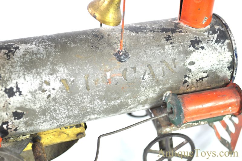 Ives Tin Clockwork "Vulcan" Locomotive Floor Train <FONT COLOR="ff000 ">*SOLD*</font> - Image 10