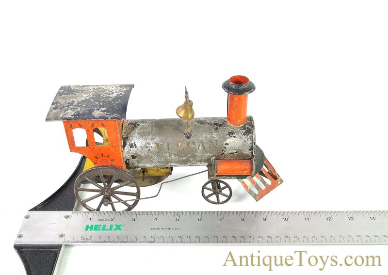 Ives Tin Clockwork "Vulcan" Locomotive Floor Train <FONT COLOR="ff000 ">*SOLD*</font> - Image 12