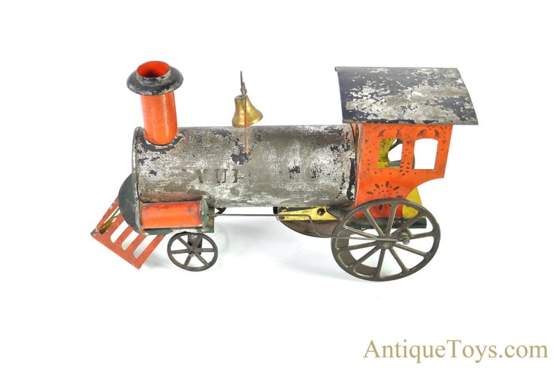 Ives Tin Clockwork "Vulcan" Locomotive Floor Train <FONT COLOR="ff000 ">*SOLD*</font> - Image 2