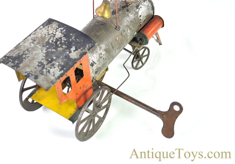 Ives Tin Clockwork "Vulcan" Locomotive Floor Train <FONT COLOR="ff000 ">*SOLD*</font> - Image 7