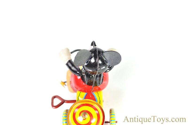 Linemar Marx Tin Lithographed Windup Walt Disney Mickey Mouse "Mechanical Tricycle" with Revolving Bell in Box <FONT COLOR="ff000 ">*SOLD*</font> - Image 7