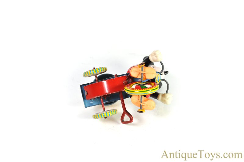 Linemar Marx Tin Lithographed Windup Walt Disney Mickey Mouse "Mechanical Tricycle" with Revolving Bell in Box <FONT COLOR="ff000 ">*SOLD*</font> - Image 5