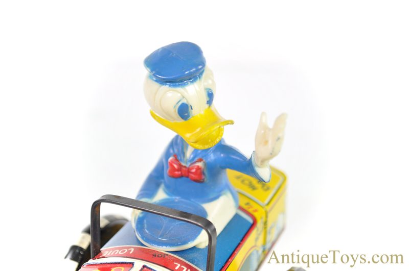 Marx Tin Lithographed Windup Walt Disney Donald Duck "Dipsy Car" <FONT COLOR="ff000 ">*SOLD*</font> - Image 7