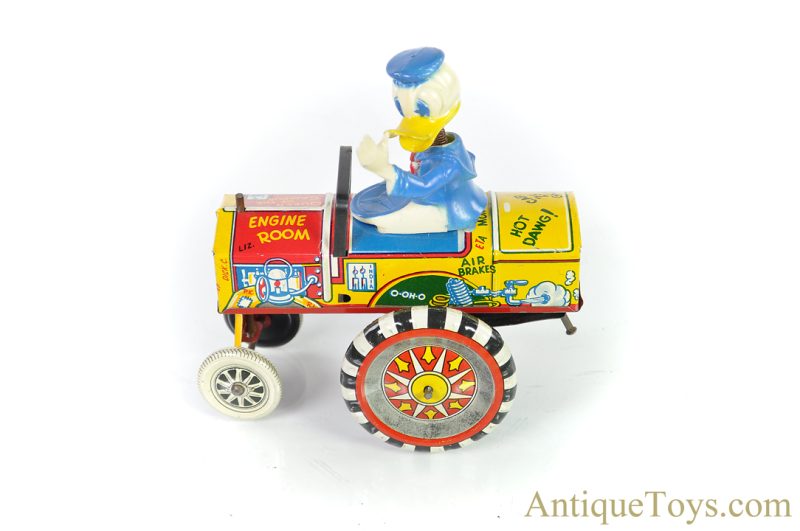 Marx Tin Lithographed Windup Walt Disney Donald Duck "Dipsy Car" <FONT COLOR="ff000 ">*SOLD*</font>