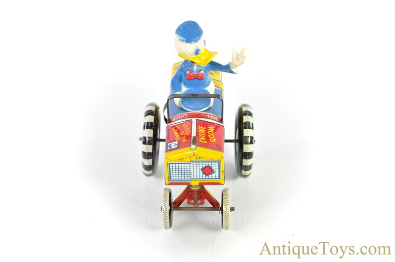 Marx Tin Lithographed Windup Walt Disney Donald Duck "Dipsy Car" <FONT COLOR="ff000 ">*SOLD*</font> - Image 4