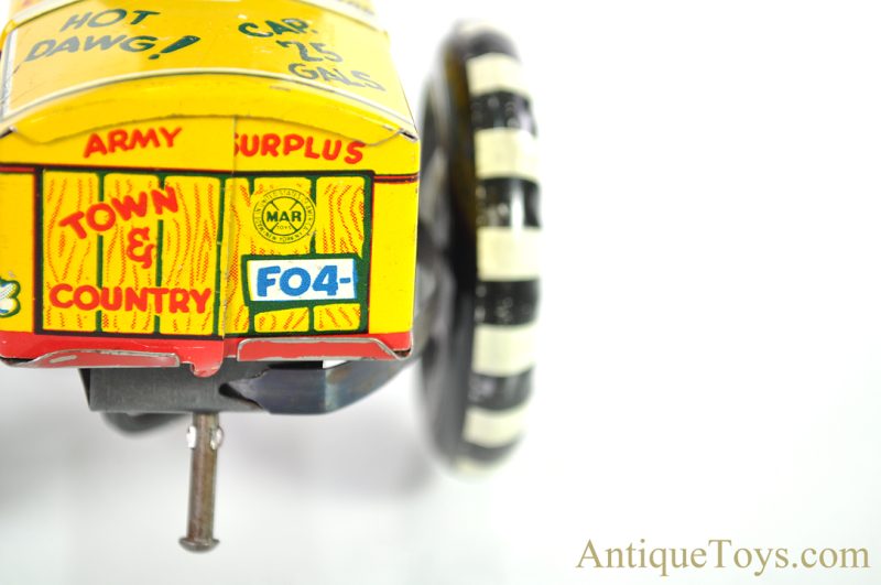 Marx Tin Lithographed Windup Walt Disney Donald Duck "Dipsy Car" <FONT COLOR="ff000 ">*SOLD*</font> - Image 6