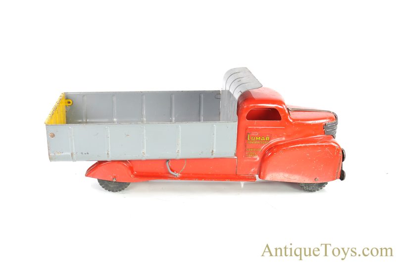Marx Pressed Steel Lithographed Lumar Contractors Dump Truck <FONT COLOR="ff000 ">*SOLD*</font>