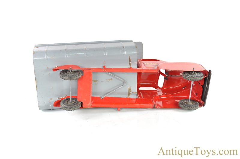 Marx Pressed Steel Lithographed Lumar Contractors Dump Truck <FONT COLOR="ff000 ">*SOLD*</font> - Image 4