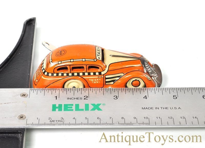 Marx Tin Lithographed Windup "Tricky Taxi" Car for Sale <FONT COLOR="ff000 ">*SOLD*</font> - Image 7
