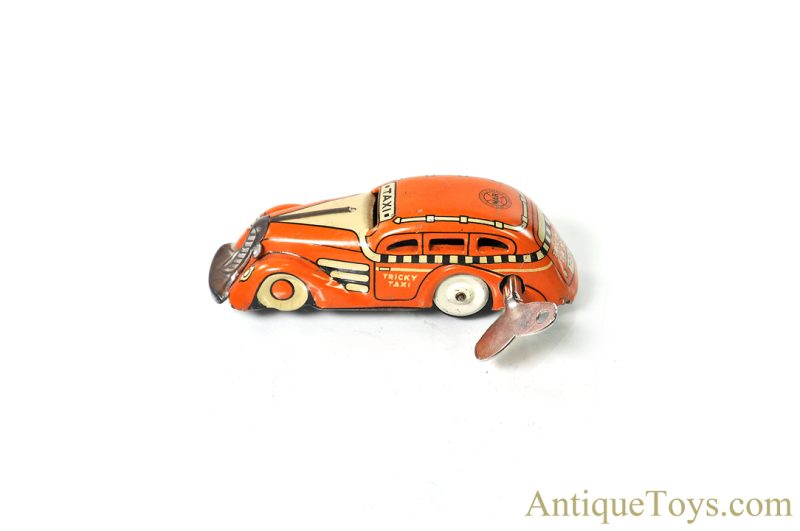 Marx Tin Lithographed Windup "Tricky Taxi" Car for Sale <FONT COLOR="ff000 ">*SOLD*</font> - Image 2