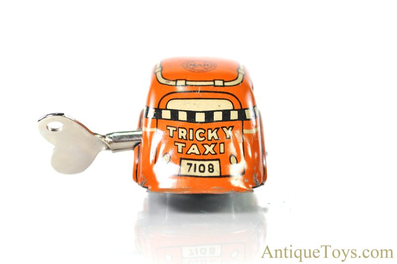 Marx Tin Lithographed Windup "Tricky Taxi" Car for Sale <FONT COLOR="ff000 ">*SOLD*</font> - Image 5