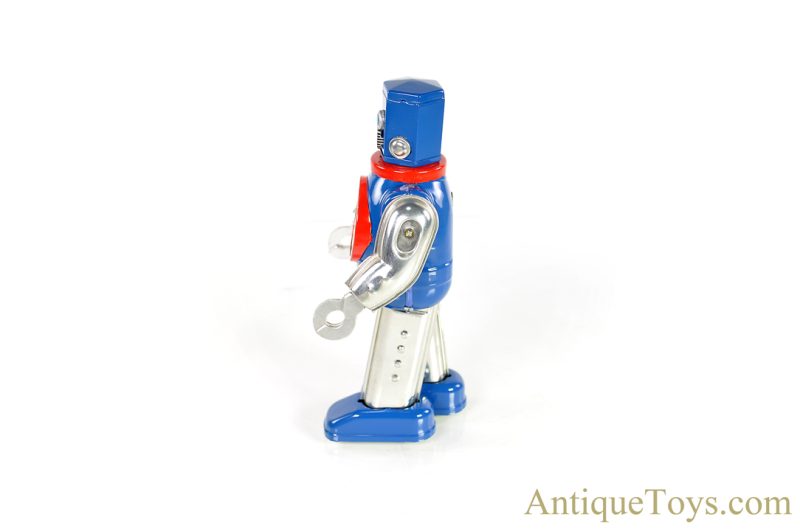 Metal House Robots Tin Lithographed Windup "Walking Hex Head Robot" in Box <FONT COLOR="ff000 ">*SOLD*</font> - Image 3