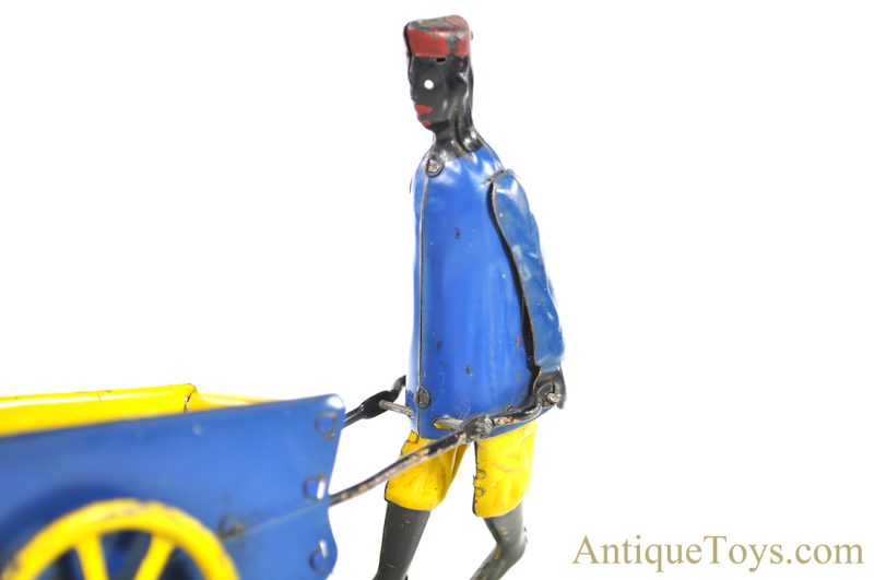 Strauss Mfg. Co. Tin Lithographed Windup Tip Top Toys Porter Black Americana Toy <FONT COLOR="ff000 ">*SOLD*</font> - Image 7