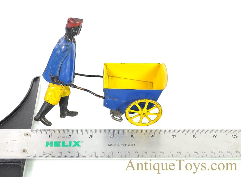 Strauss Mfg. Co. Tin Lithographed Windup Tip Top Toys Porter Black Americana Toy <FONT COLOR="ff000 ">*SOLD*</font> - Image 8