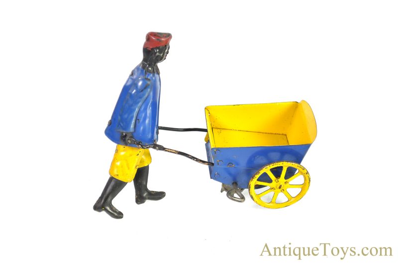 Strauss Mfg. Co. Tin Lithographed Windup Tip Top Toys Porter Black Americana Toy <FONT COLOR="ff000 ">*SOLD*</font>