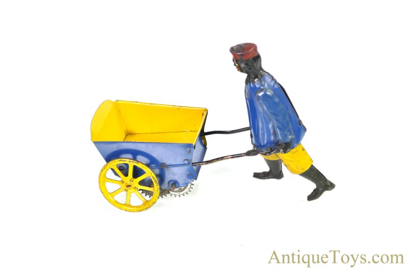 Strauss Mfg. Co. Tin Lithographed Windup Tip Top Toys Porter Black Americana Toy <FONT COLOR="ff000 ">*SOLD*</font> - Image 2