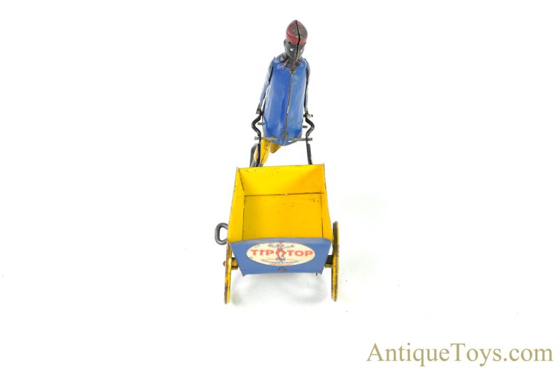 Strauss Mfg. Co. Tin Lithographed Windup Tip Top Toys Porter Black Americana Toy <FONT COLOR="ff000 ">*SOLD*</font> - Image 5