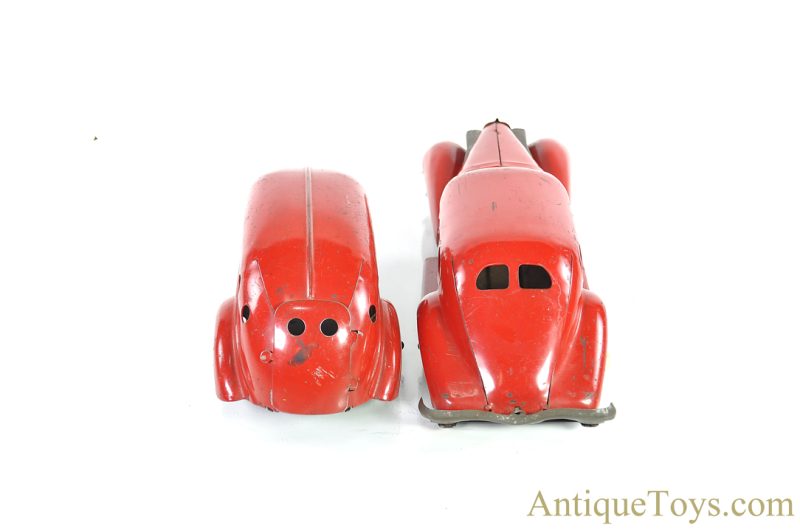 Wyandotte Toys All Metal Products Company Pressed Steel Cadillac Lasalle Toy Sedan & Airstream Camper Trailer <FONT COLOR="ff000 ">*SOLD*</font> - Image 5