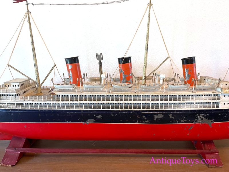 Bing Ocean Liner Tin Windup Leviathan 40" <FONT COLOR="ff000 ">*SOLD*</font> - Image 17