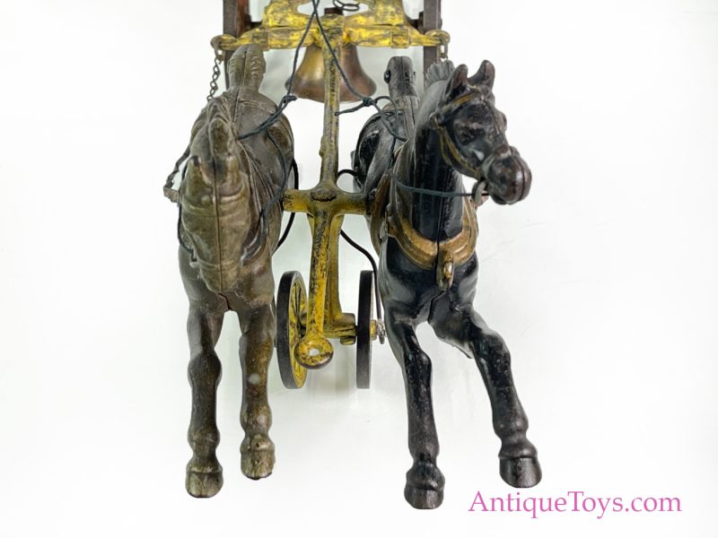 Hubley Cast Iron Fire Pumper Horse Drawn <FONT COLOR="ff000 ">*SOLD*</font> - Image 7