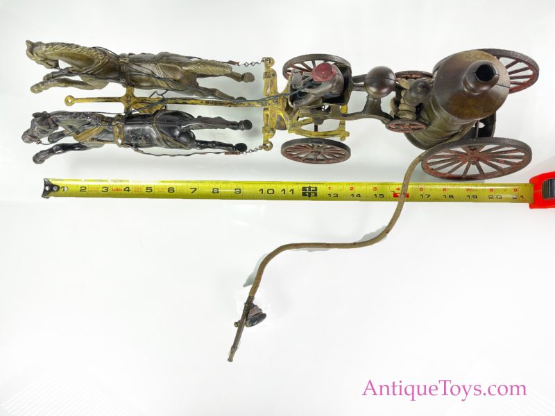 Hubley Cast Iron Fire Pumper Horse Drawn <FONT COLOR="ff000 ">*SOLD*</font> - Image 16